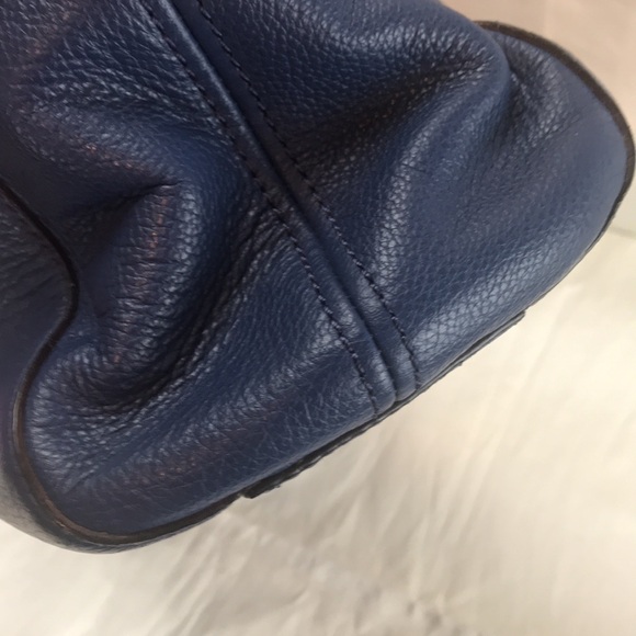 Kate Spade navy blue pebbled leather handbag - Picture 15 of 16